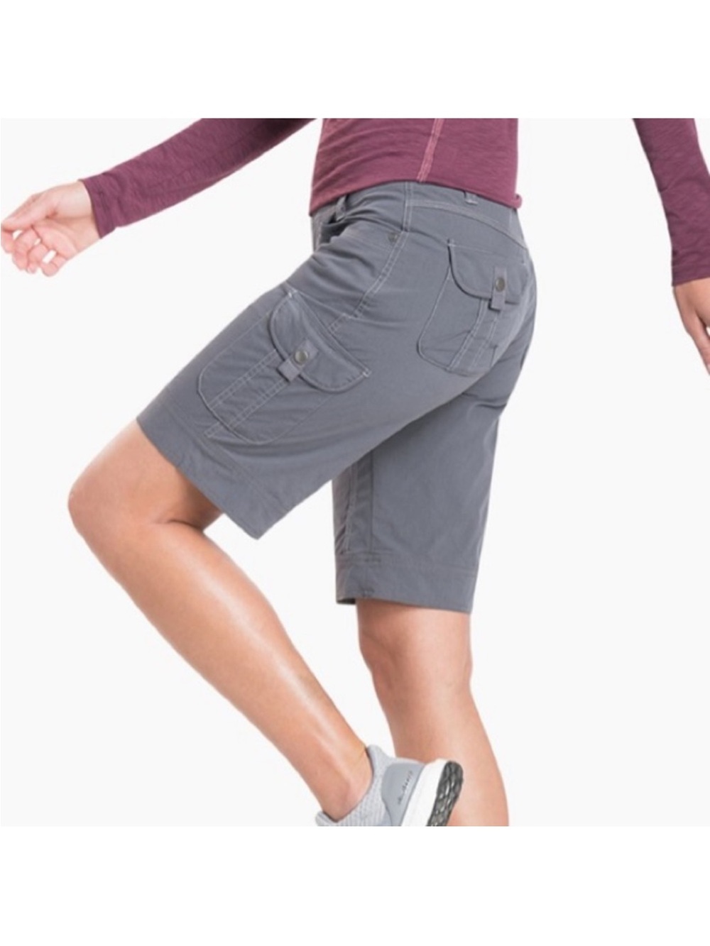 Kuhl Women's Gray Athletic Cargo Shorts
